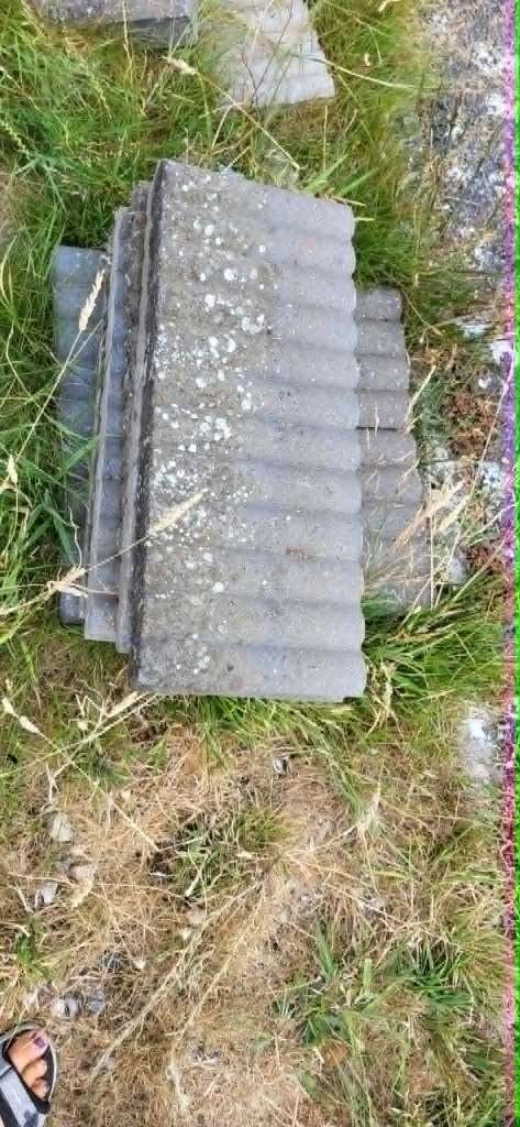 betonnen borderstenen, Ophalen, Gebruikt, Beton