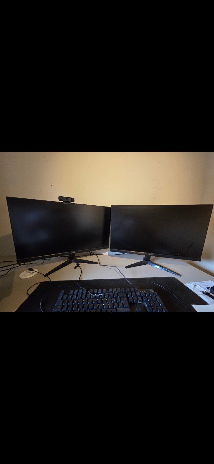 2 schermen Acer, Computers en Software, Ophalen of Verzenden, HDMI