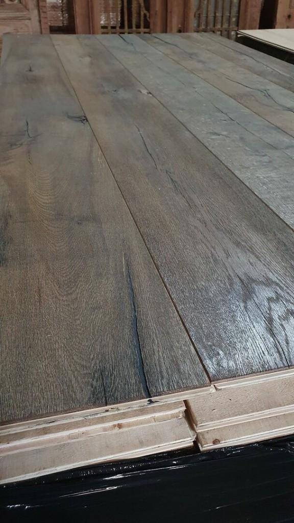 NIEUW HOUTEN PARKET; 33,5 M2 EIKEN RUSTIEK VEROUDERD, Ophalen