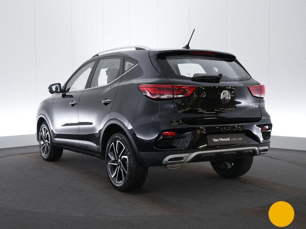 MG ZS ICE 1.0 AT LUXURY FWD, Auto's, Stof, Gebruikt, ZS, Zwart