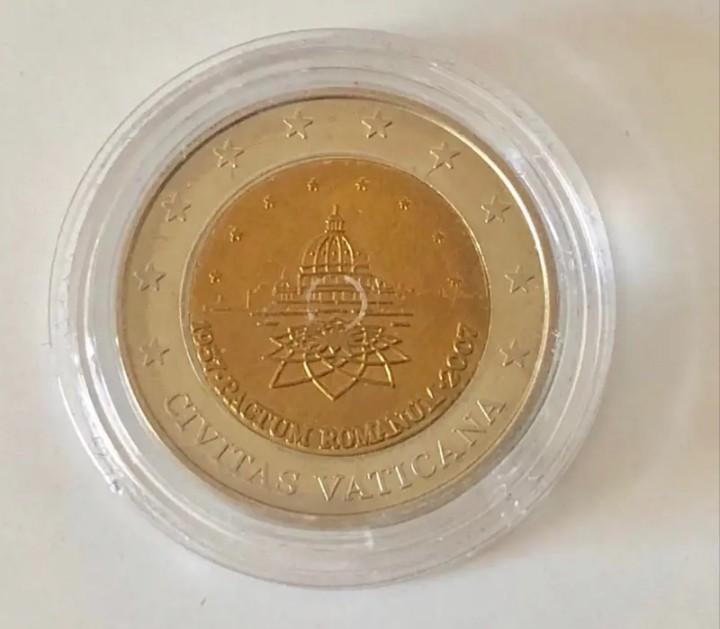 Vatican bimetallic coin 2007 Pactum (new), Envoi, Vatican