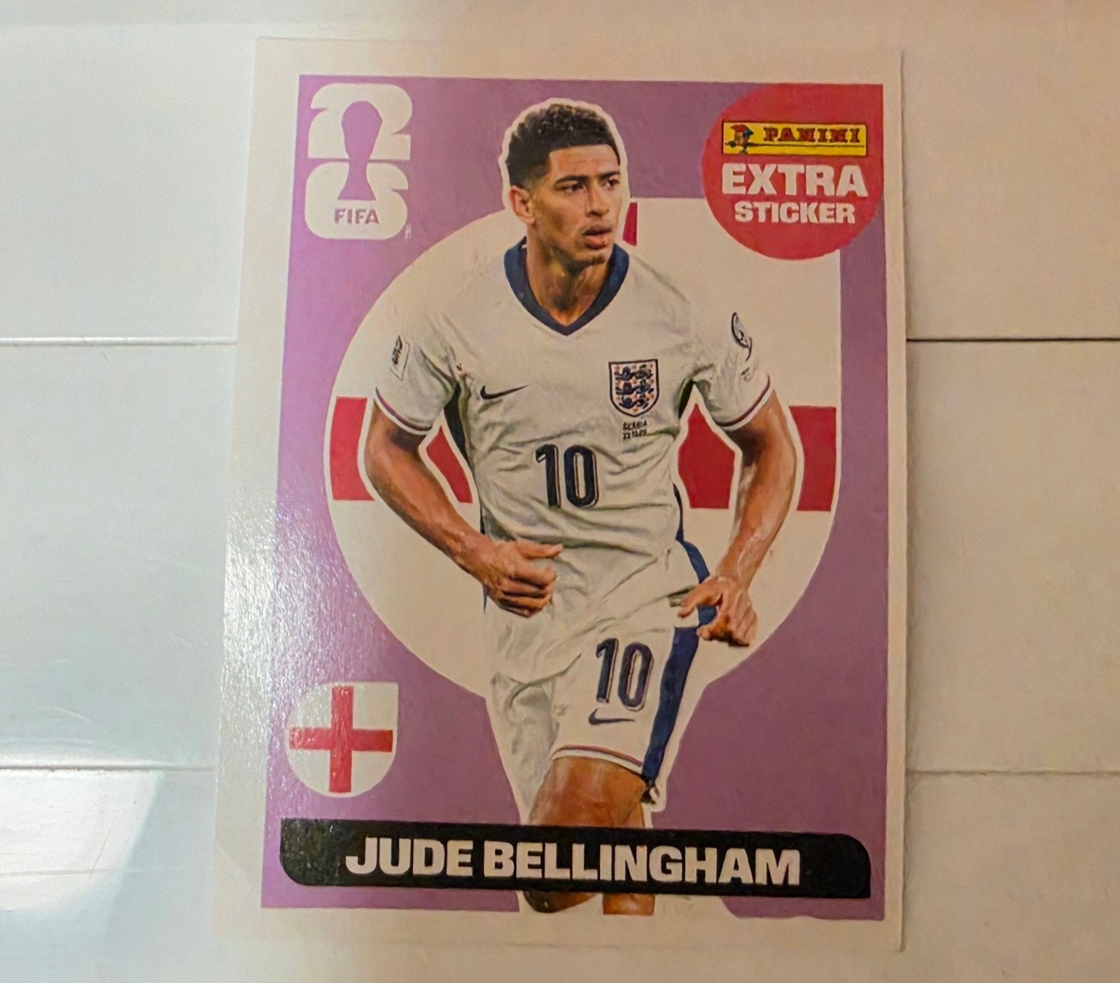 Autocollant supplémentaire pour panini Jude Bellingham, Enlèvement, Autocollant