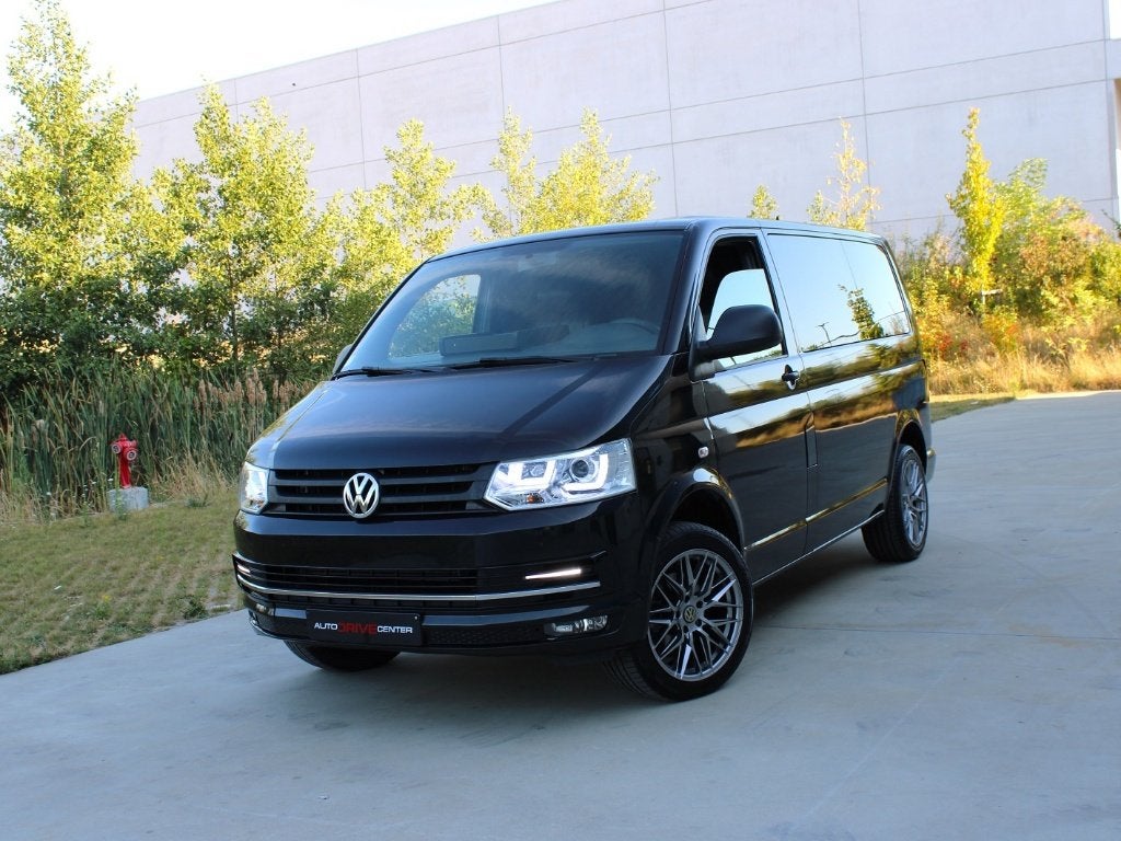 ✅Vw Transporter – 2.0TDi - 180pk * Automaat * Trekhaak * Led, Auto's, USB, Zwart, 4 cilinders, Volkswagen