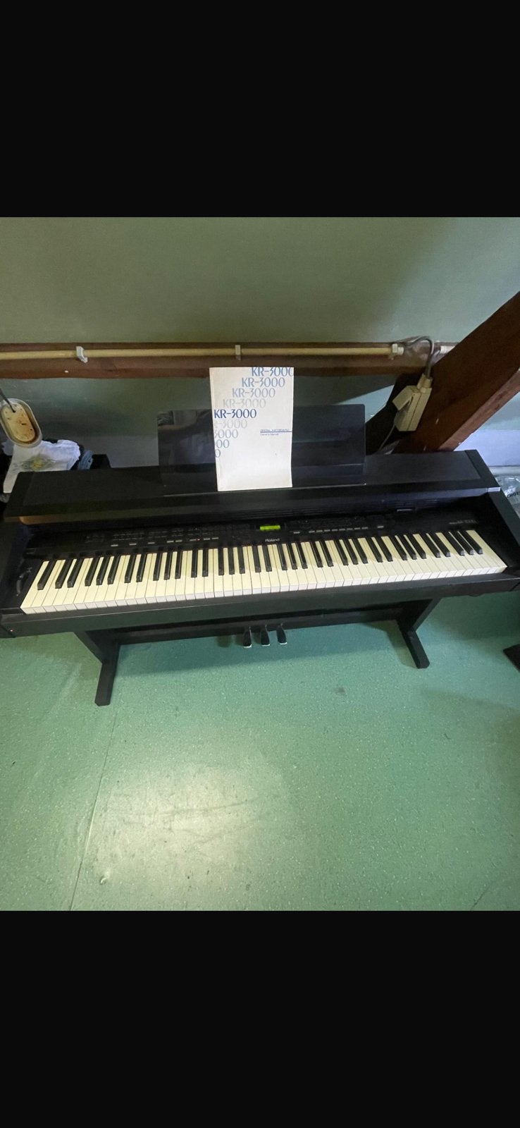 Roland Kr-3000 digital piano+krukje, Muziek en Instrumenten, Ophalen, Zo goed als nieuw, Piano