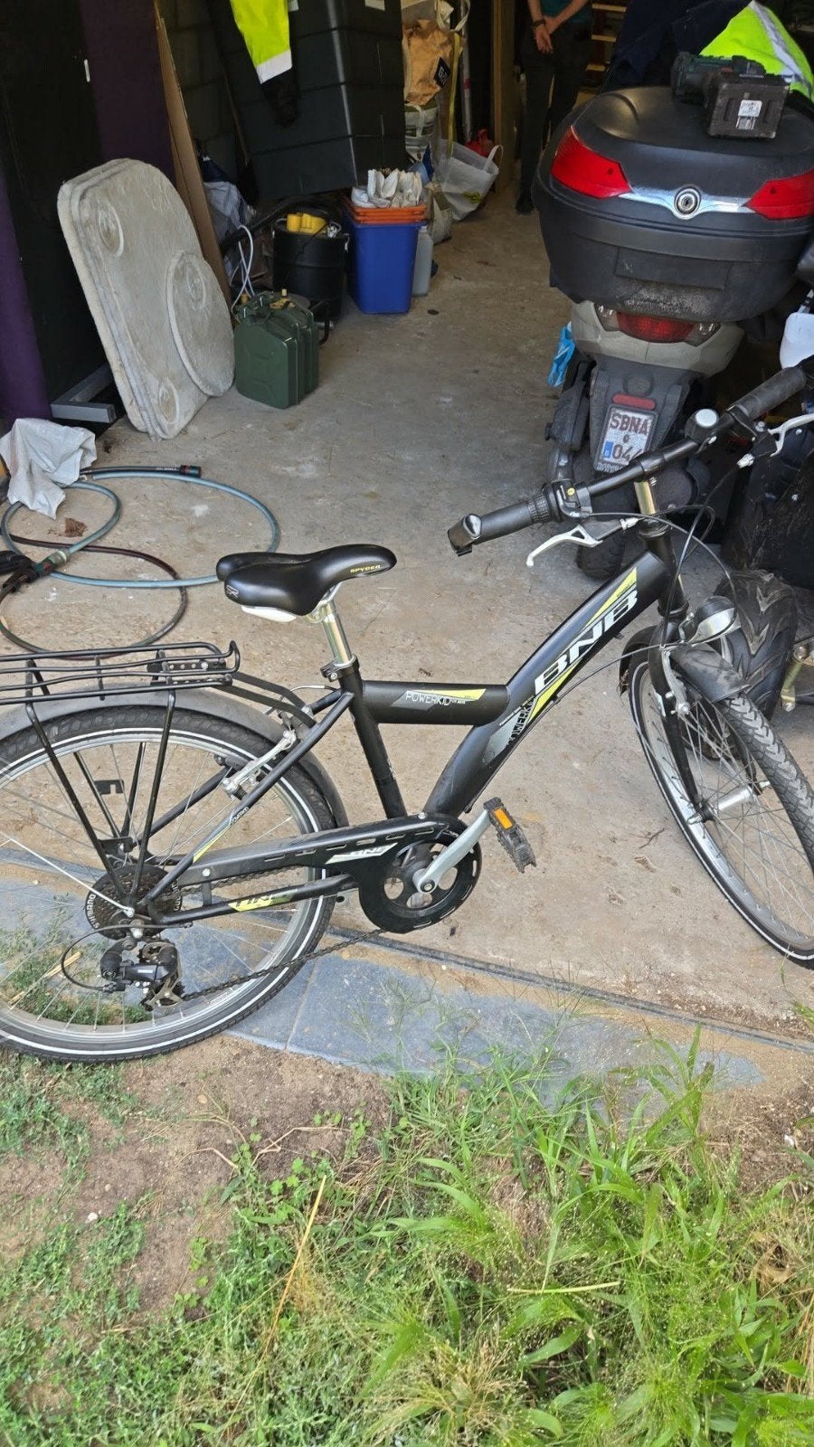 jongensfiets, Ophalen, Gebruikt