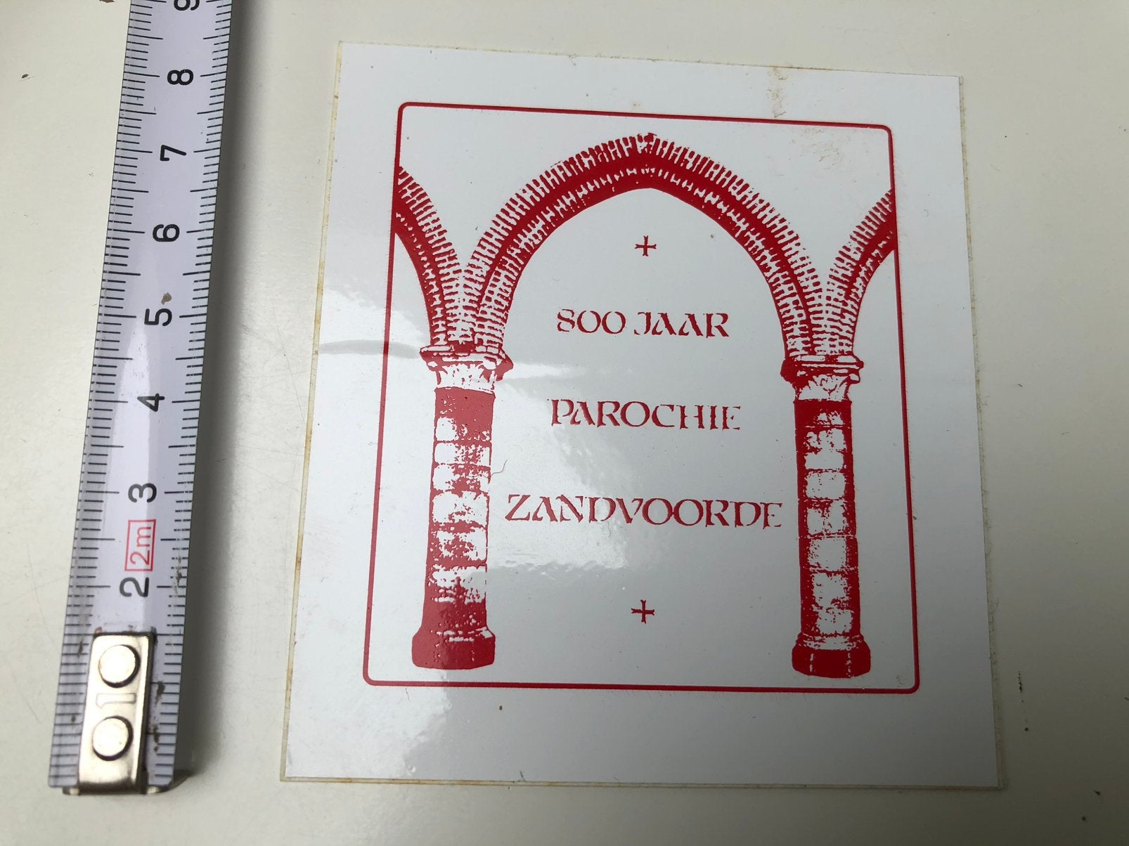 Sticker parochie Zandvoorde, Verzamelen, Stickers, Ophalen of Verzenden, Nieuw, Overige typen