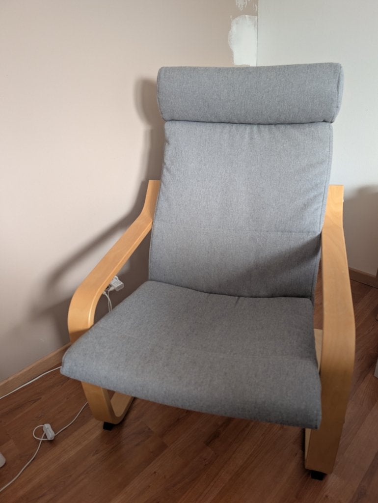 fauteuil bascule ikea, Maison & Meubles, Enlèvement, Comme neuf, Tissus