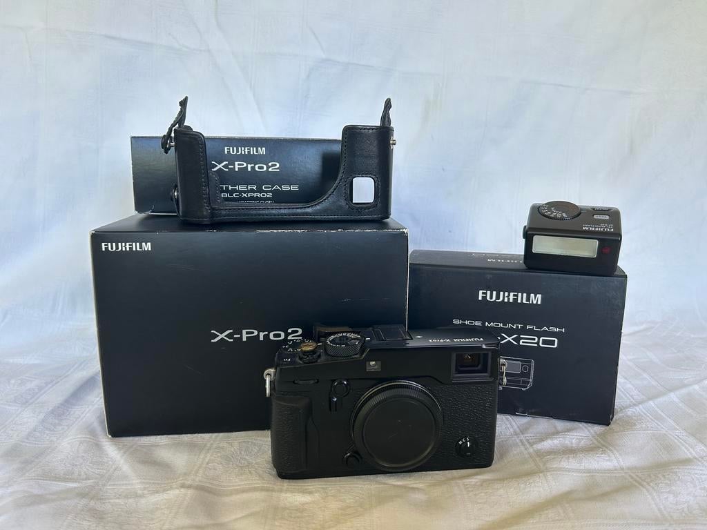 Fujifilm X-Pro2 + EF-X20 + accessoires - uitstekende staat, Ophalen, Nieuw