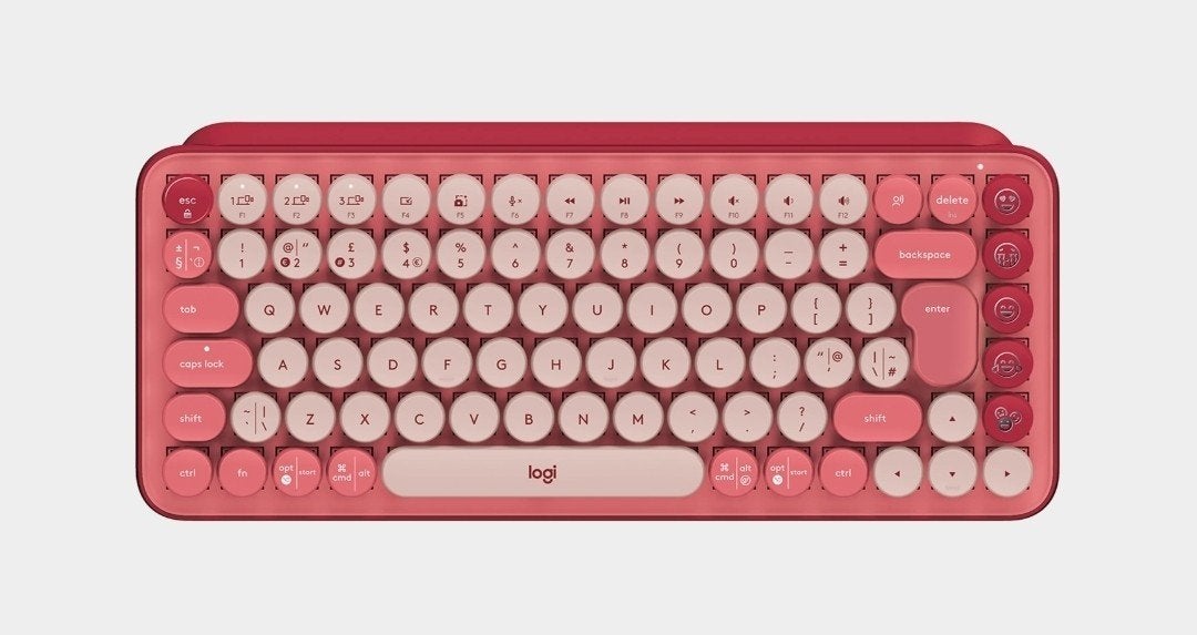 Logitech POP Keyboard – Draadloos Toetsenbord, Computers en Software, Toetsenborden, Ophalen, Zo goed als nieuw, Draadloos, Logitech
