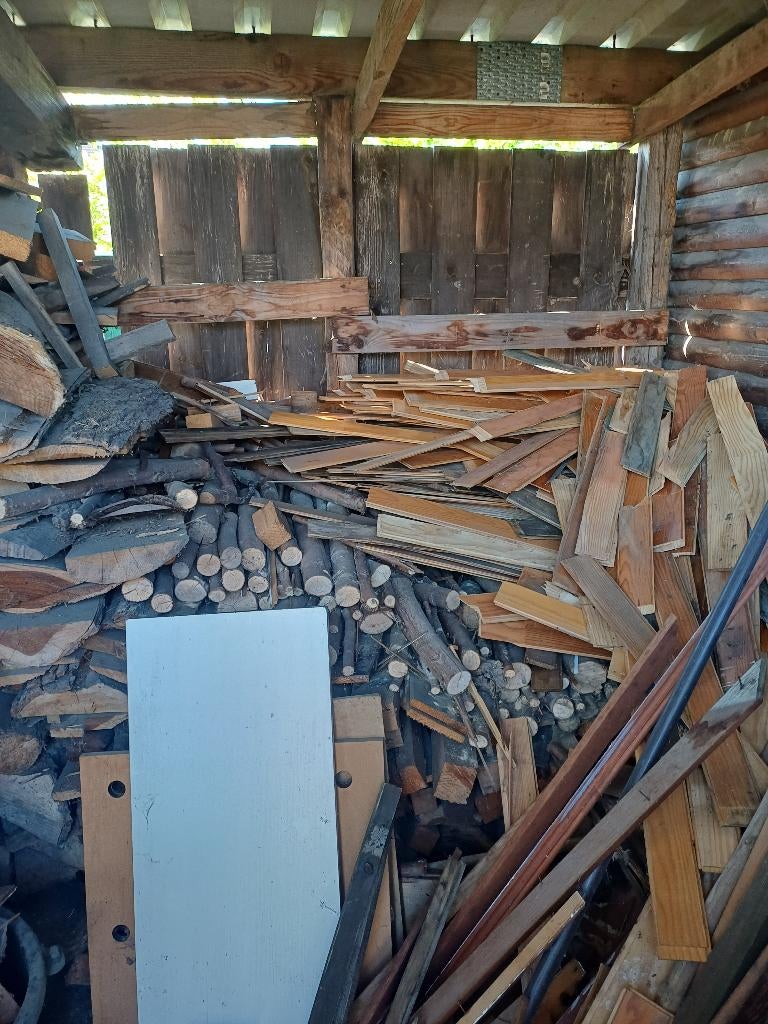 Brandhout VERKOCHT !!!!!, 6 m³ of meer, Ophalen, Overige houtsoorten, Blokken