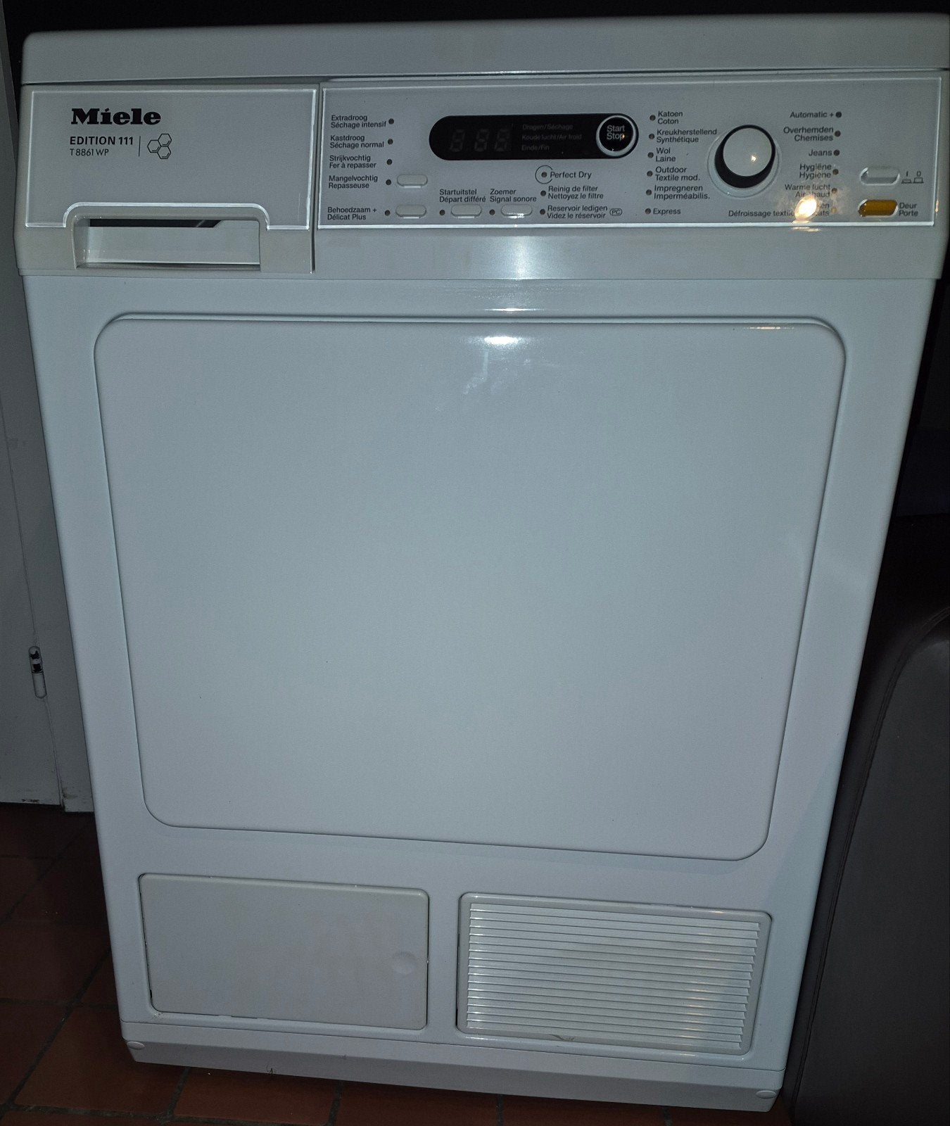 sèche-linge à pompe à chaleur miele 8kg A+++, Electroménager, Classe énergétique A ou plus économe, 85 à 90 cm, Comme neuf, Chargeur frontal