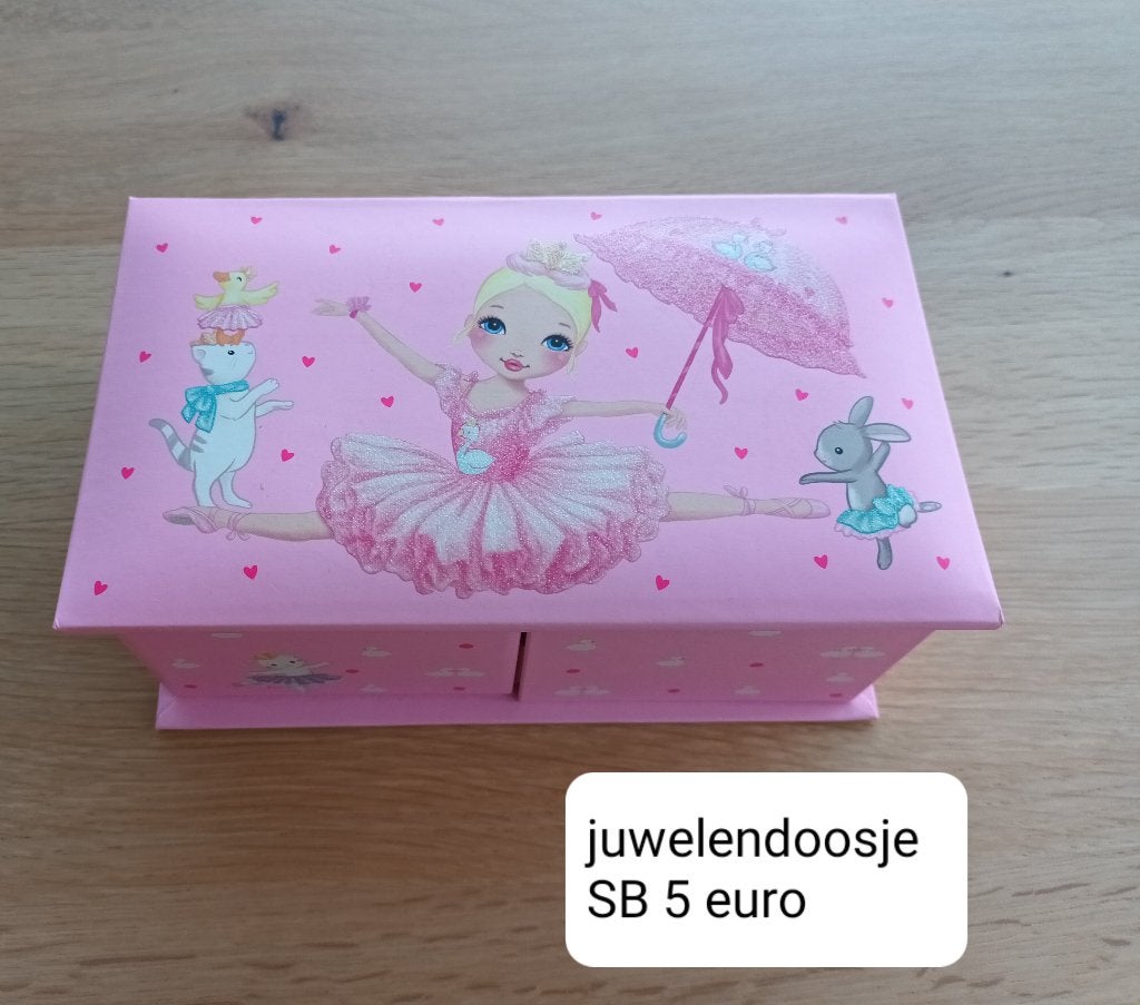 Juwelendoosje, Kinderen en Baby's, Kindermode-accessoires, Ophalen, Sieraden, Zo goed als nieuw, Roze