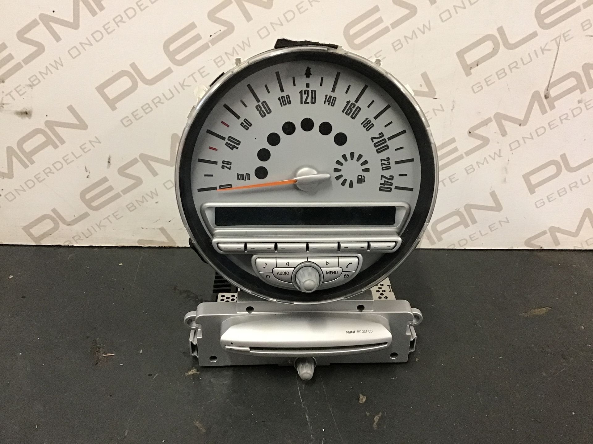 Kilometerteller + cd speler Mini R55/R56 9136195, Gebruikt, -, -, Ophalen of Verzenden