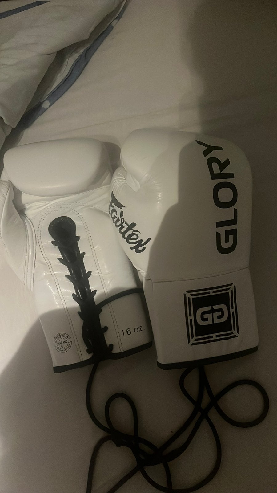 Fairtex glory kickboks handschoenen.16oZ, Ophalen, Gebruikt, Bokshandschoenen