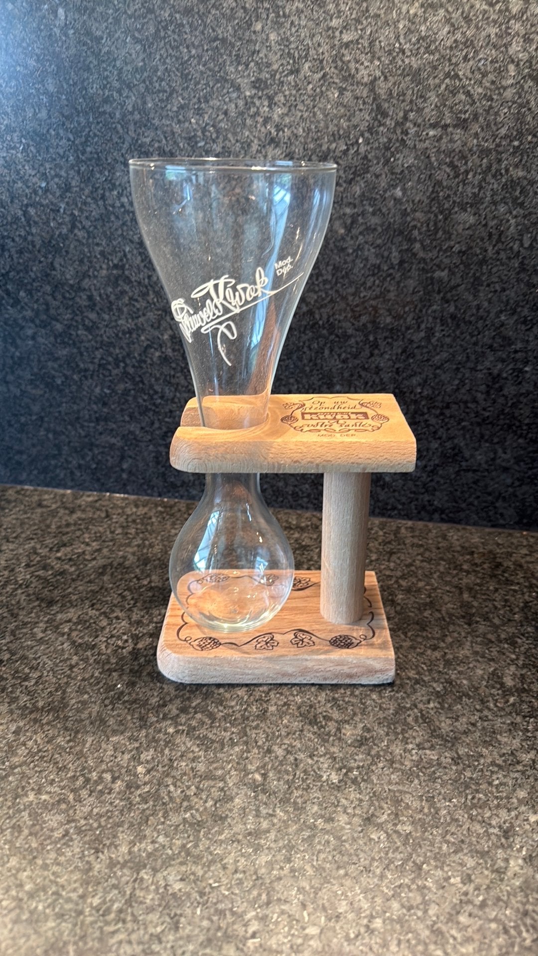 Verre Kwak  et Cronenbourg et paix de dieu, Enlèvement, Comme neuf