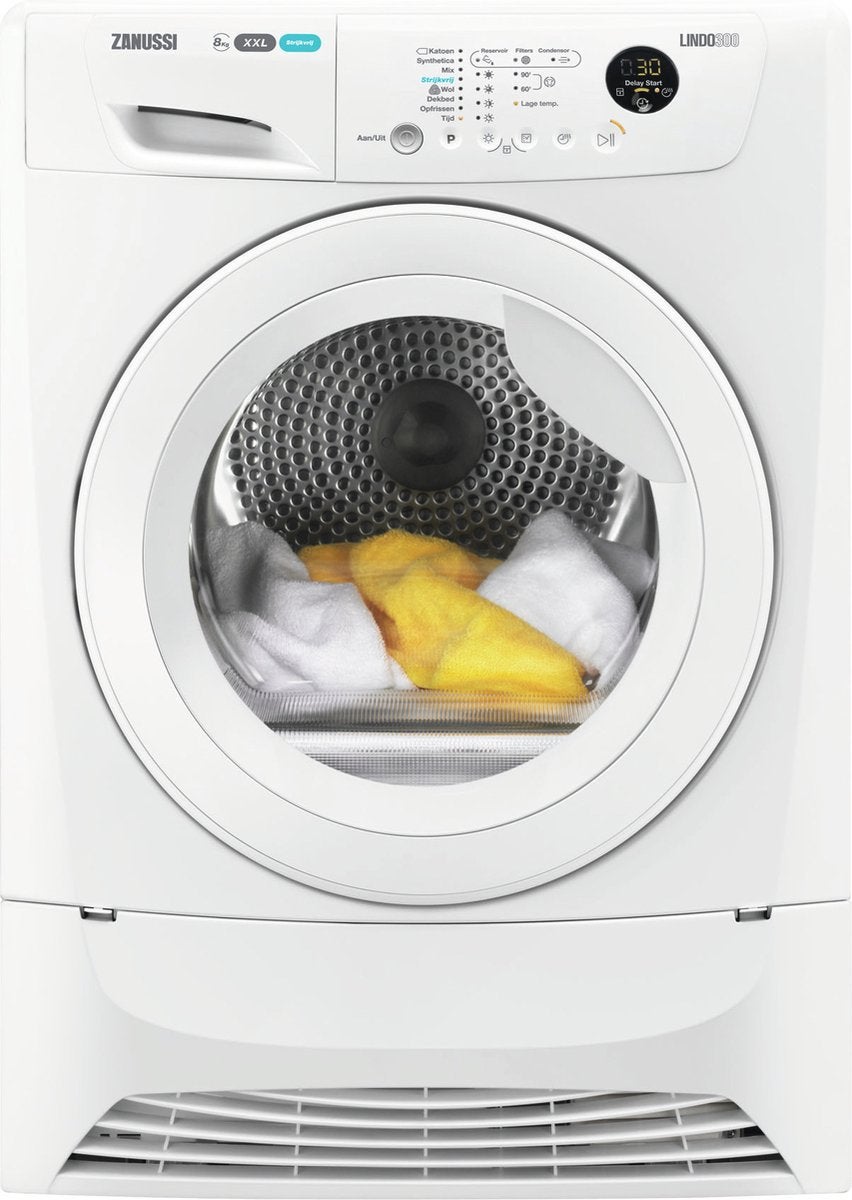 Sèche-linge Zanussi Lindo 300XXL, Electroménager, Programme laine, Comme neuf, Chargeur frontal, Enlèvement