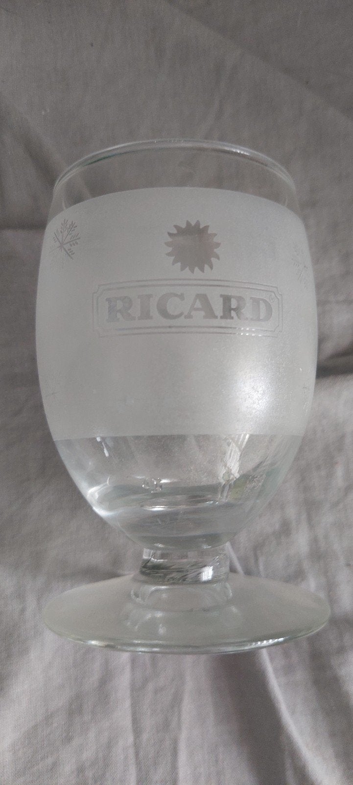 verre ricard givre flocons, Collections, Marques & Objets publicitaires, Enlèvement ou Envoi