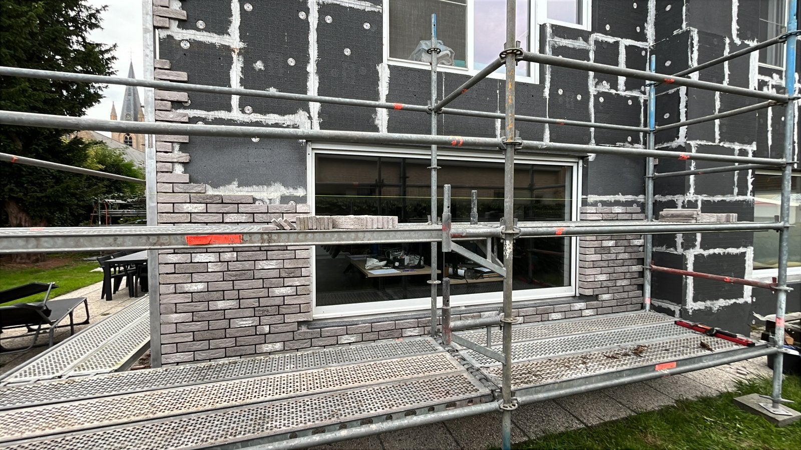 Layher allround Scafom Afix fast stelling, Doe-het-zelf en Bouw, Ophalen, Gebruikt, Gevelsteiger, 5 meter of hoger