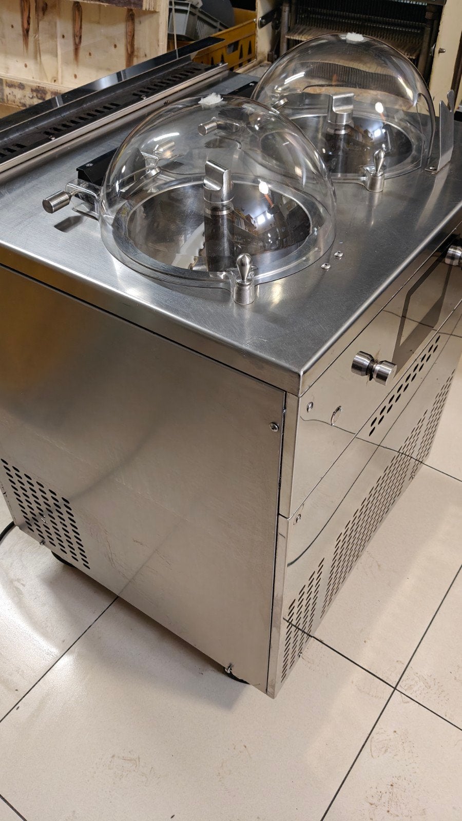Congélateur professionnel à double batte/Gelato & Ice Cream, Enlèvement, Comme neuf, Auto-congélation