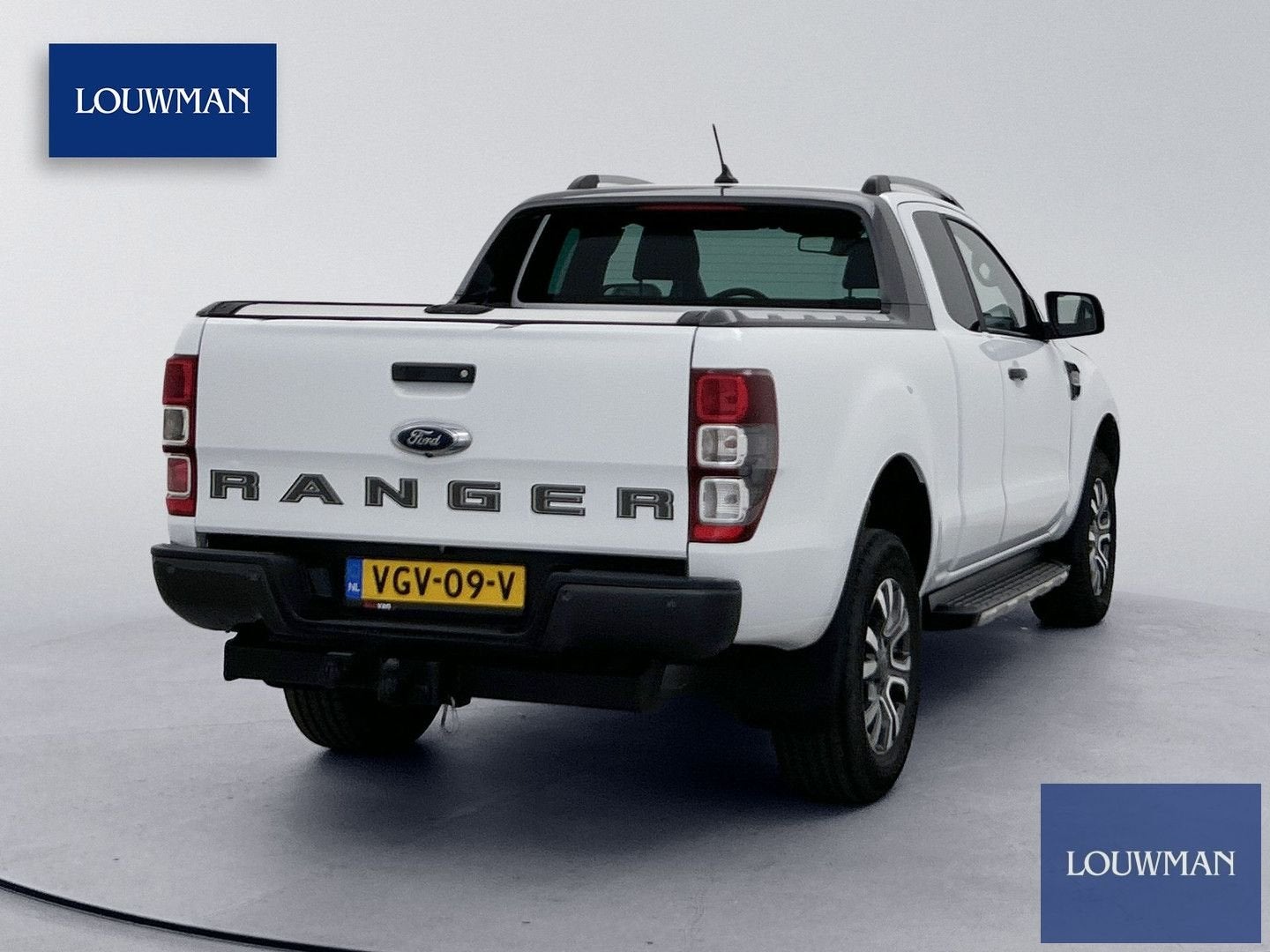 Ford Ranger 2.0 EcoBlue Wildtrak Supercab Leder 213PK 3500kg, Auto's, Ford, Automaat, Wit, Bedrijf, Diesel