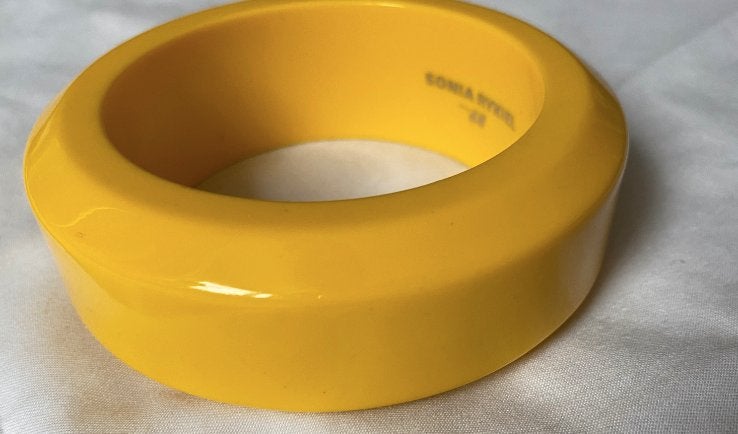Sonia Rykiel bracelet, Ophalen, Zo goed als nieuw, Geel
