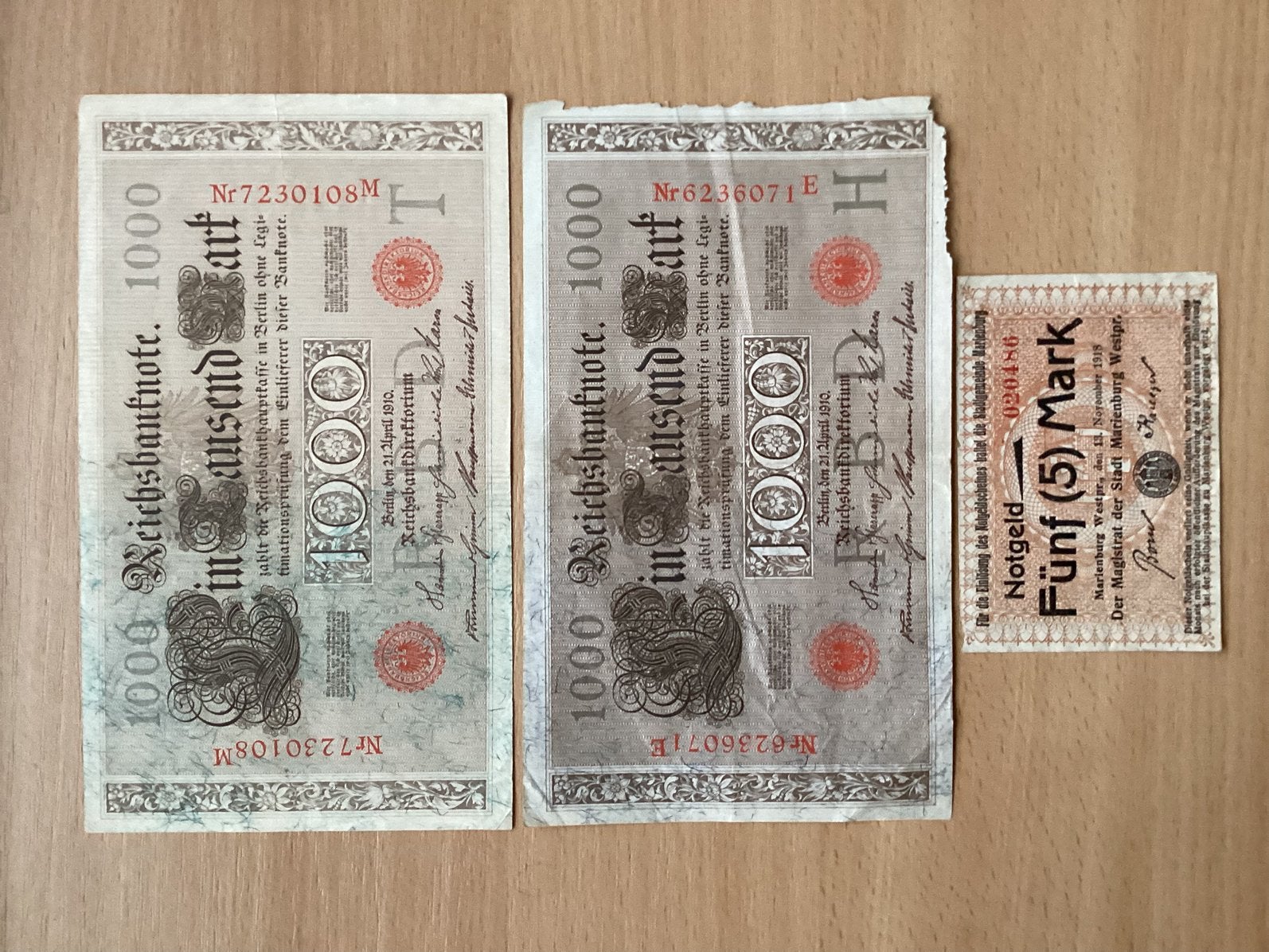 Banknotes/ bankbiljetten, Ophalen of Verzenden, Bankbiljetten