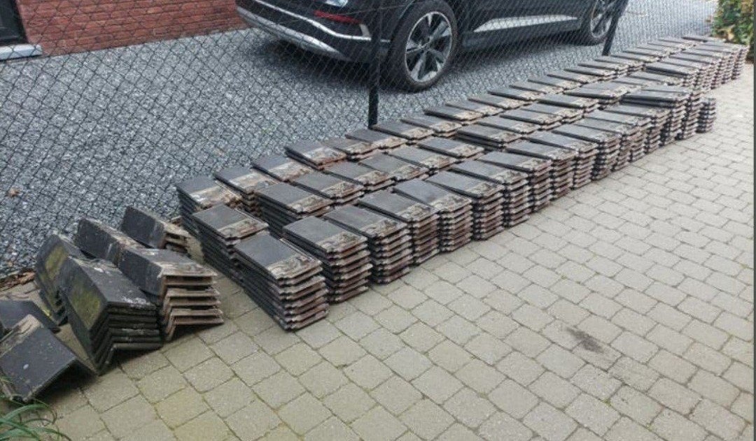 gratis dakpannen Migeon Vauban voor tuinhuis of afdak, Doe-het-zelf en Bouw, Zonnepanelen en Toebehoren, Ophalen