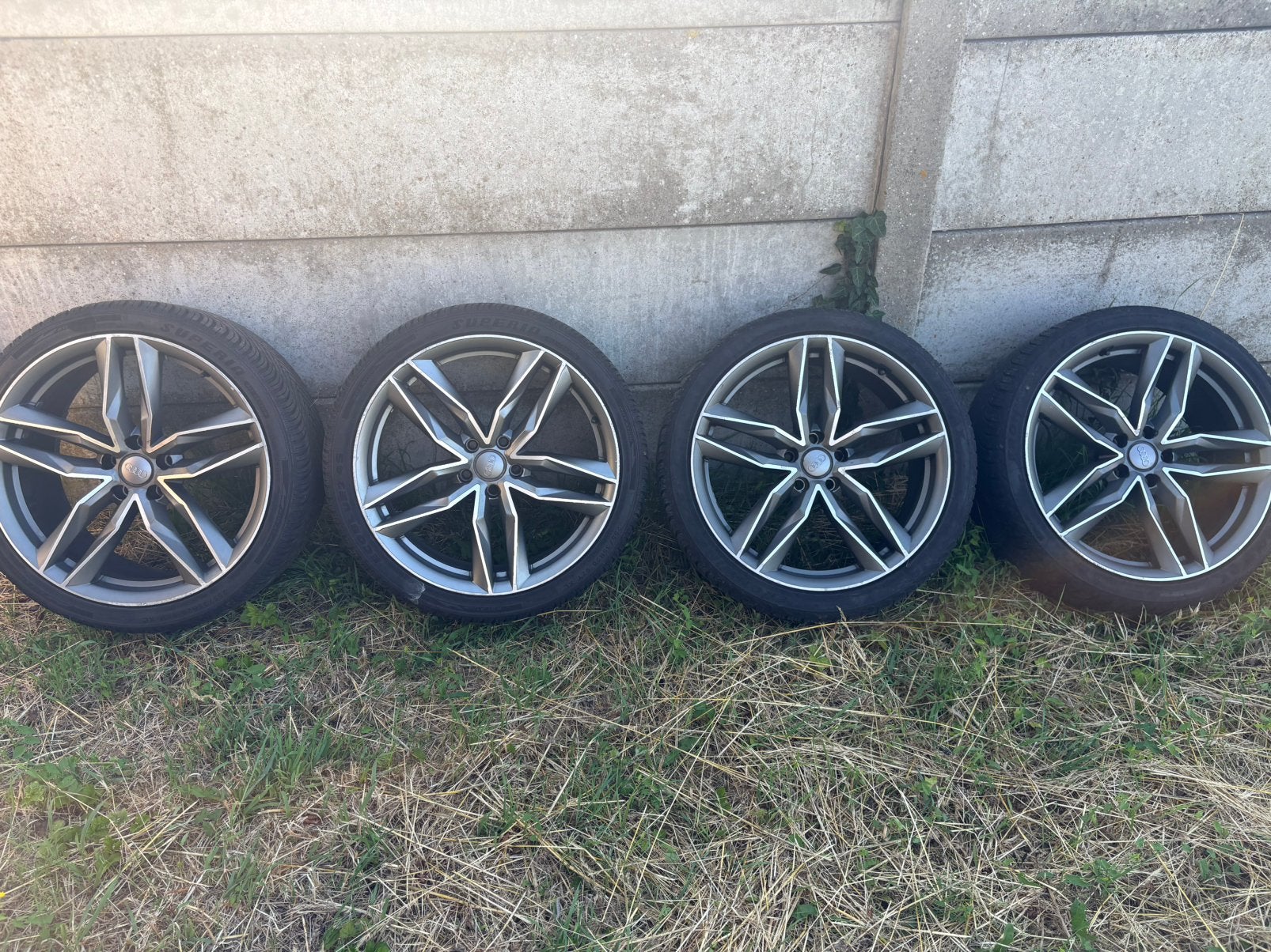 4 jantes audi a6 225 35 20, Enlèvement ou Envoi, 4 Saisons, Pneu(s)