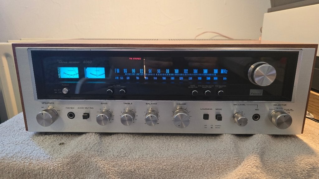 Amplificateur Sansui 6060, Autres marques, Moins de 60 watts, Reconditionné, Enlèvement