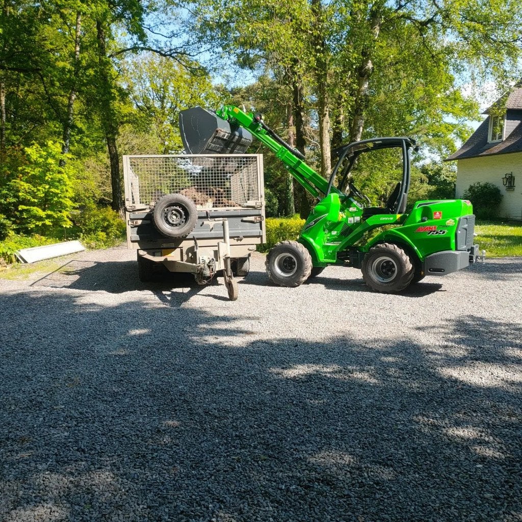 Avant 755i, Ophalen, Graaflaadcombinatie