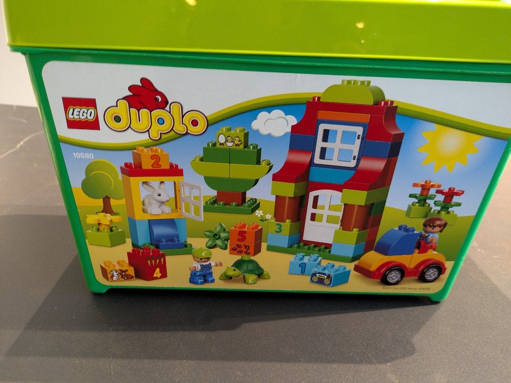 Duplo set 10580 + bewaardoos, Ophalen, Zo goed als nieuw, Duplo, Compleet
