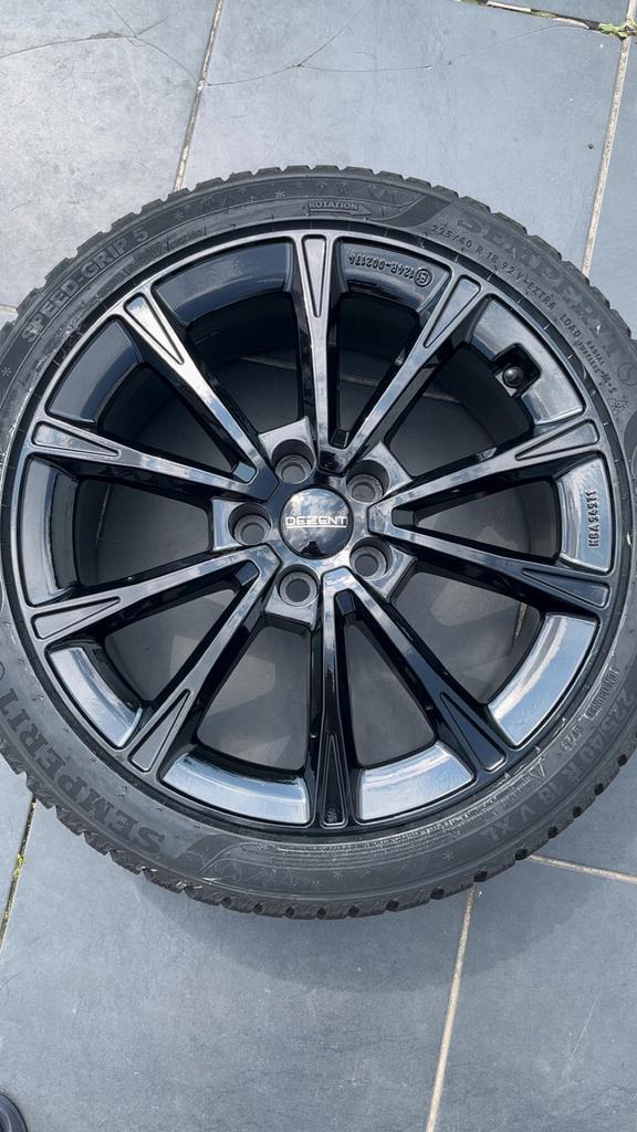 18’’ dezent velgen met winterbanden 225/40/18 5x112 nieuw!!!, Autos : Pièces & Accessoires, Pneus & Jantes, Enlèvement, Pneus hiver