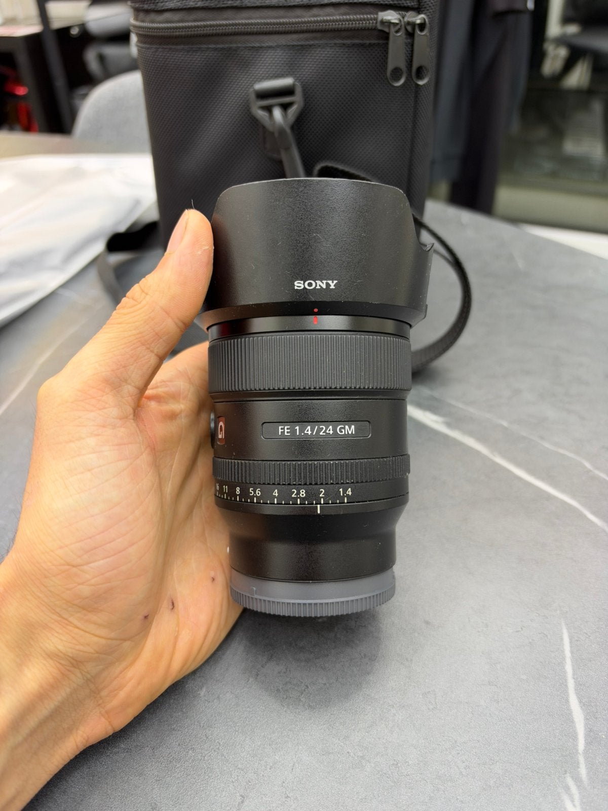Sony FE 24mm F1.4 GM (SEL24F14GM) | Als nieuw, Autofocus, Monture Sony E, Comme neuf, Sony