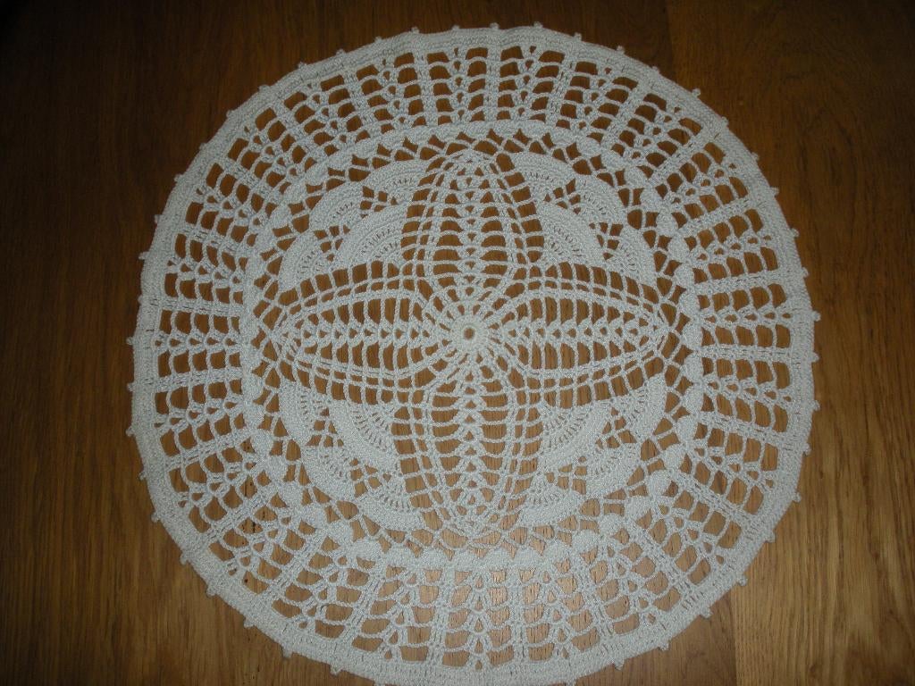 Lot de napperons (10) en coton crochetés main., Enlèvement, Comme neuf, Crochet, Autres types
