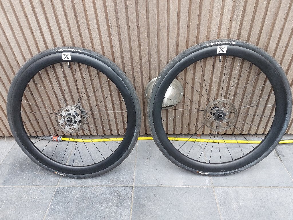 CARBON WIELEN 42MM, IW 23MM hookless, Fietsen en Brommers, Gebruikt, Gravelbike, Carbon, Ophalen