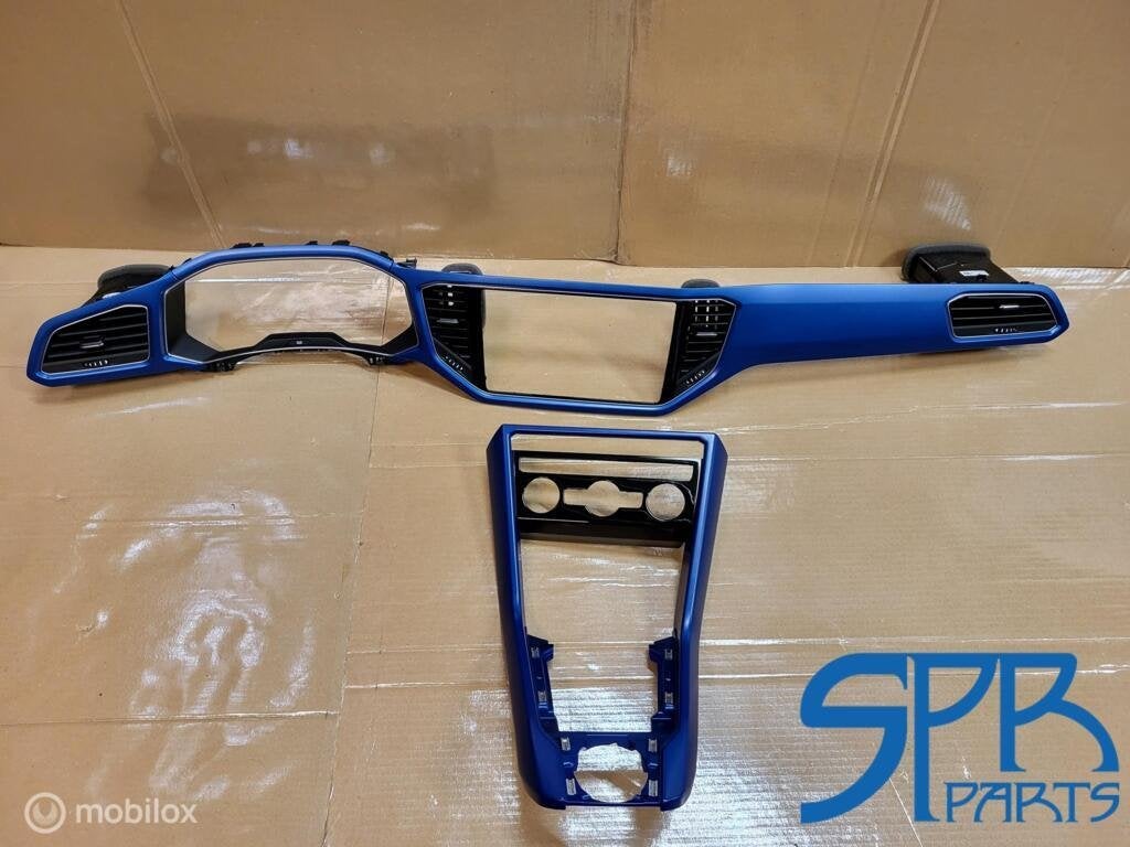 VW T-Roc INTERIEURLIJSTEN SET Ravenna BLAUW ORIGINEEL NIEUW, Neuf, VOLKSWAGEN, Enlèvement ou Envoi, Volkswagen