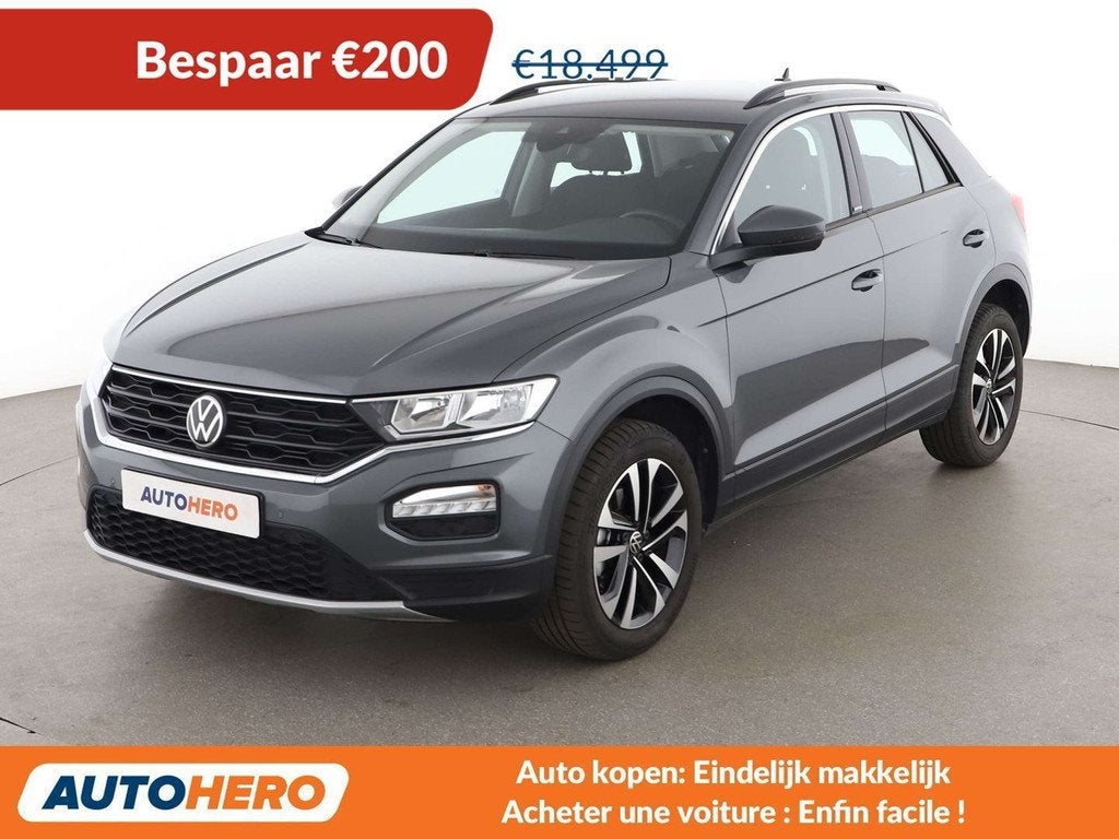 Volkswagen T-Roc 1.0 TSI United (bj 2021), Voorwielaandrijving, Stof, Gebruikt, LED verlichting