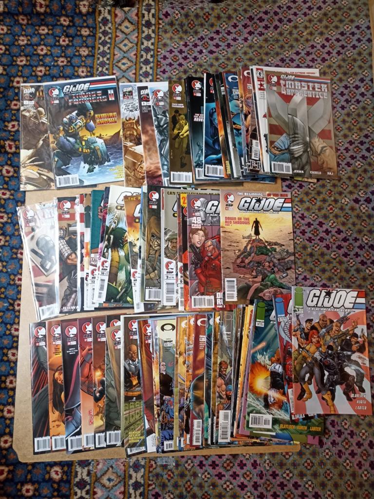 Groot pakket van 83 strips van US TRANSFORMERS EN G.I JOE, Eén comic, Zo goed als nieuw, Amerika