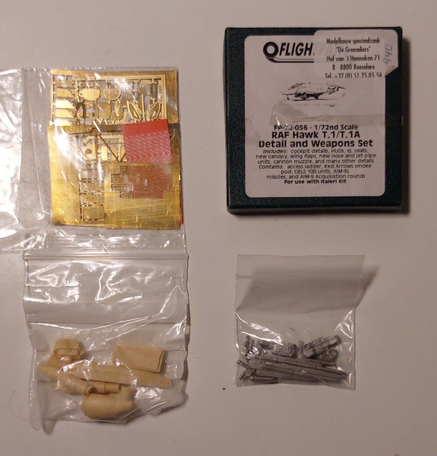 Set de gravure photo + résine + métal pour kit de maquette e, Neuf, Enlèvement ou Envoi, Avion, Plus grand que 1:72