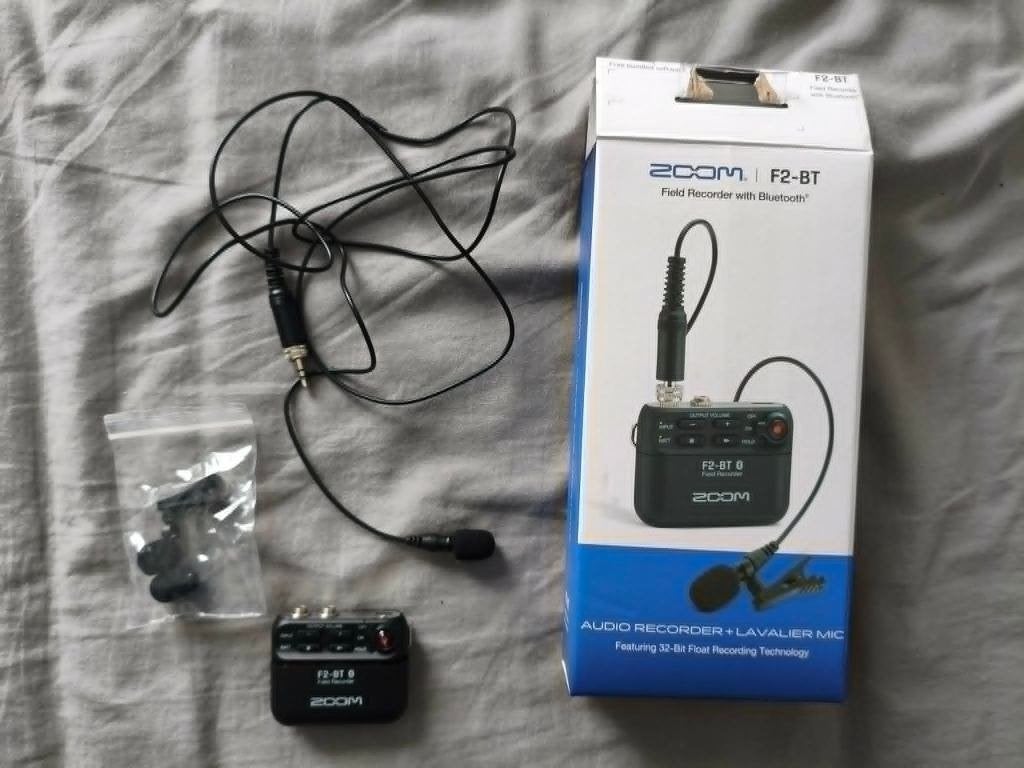 Zoom F2-BT Clip on microfoon, Ophalen of Verzenden, Nieuw, Audio