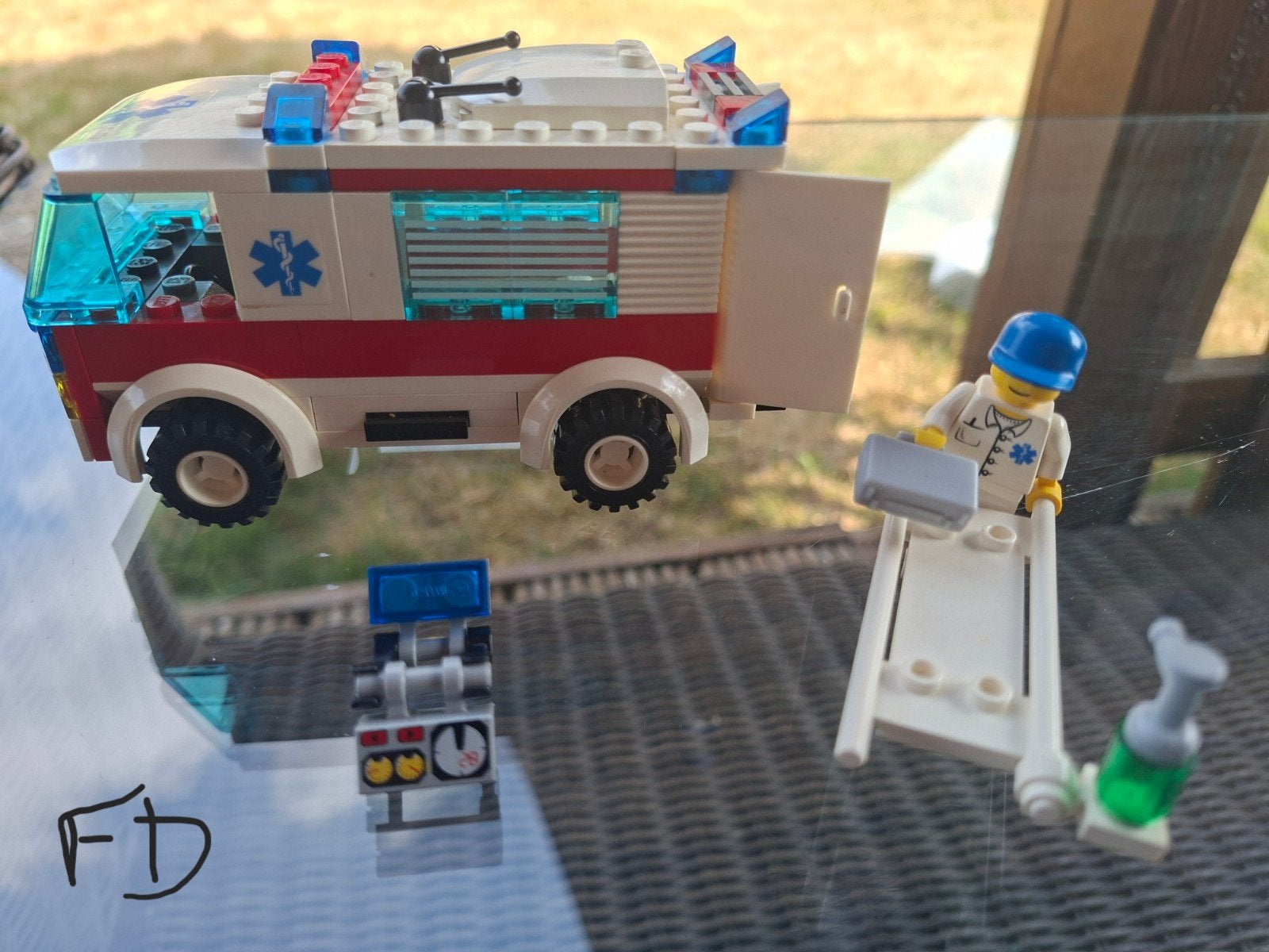 Lego City Ziekenwagen set 7890, City, Accessoires inclus, Lego, Ensemble complet