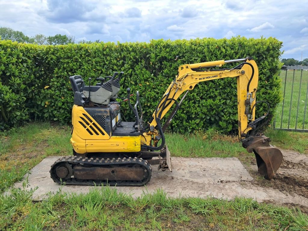 Minigraver New Holland E9SR / Minikraan / Graafmachine, Bricolage & Construction, Enlèvement