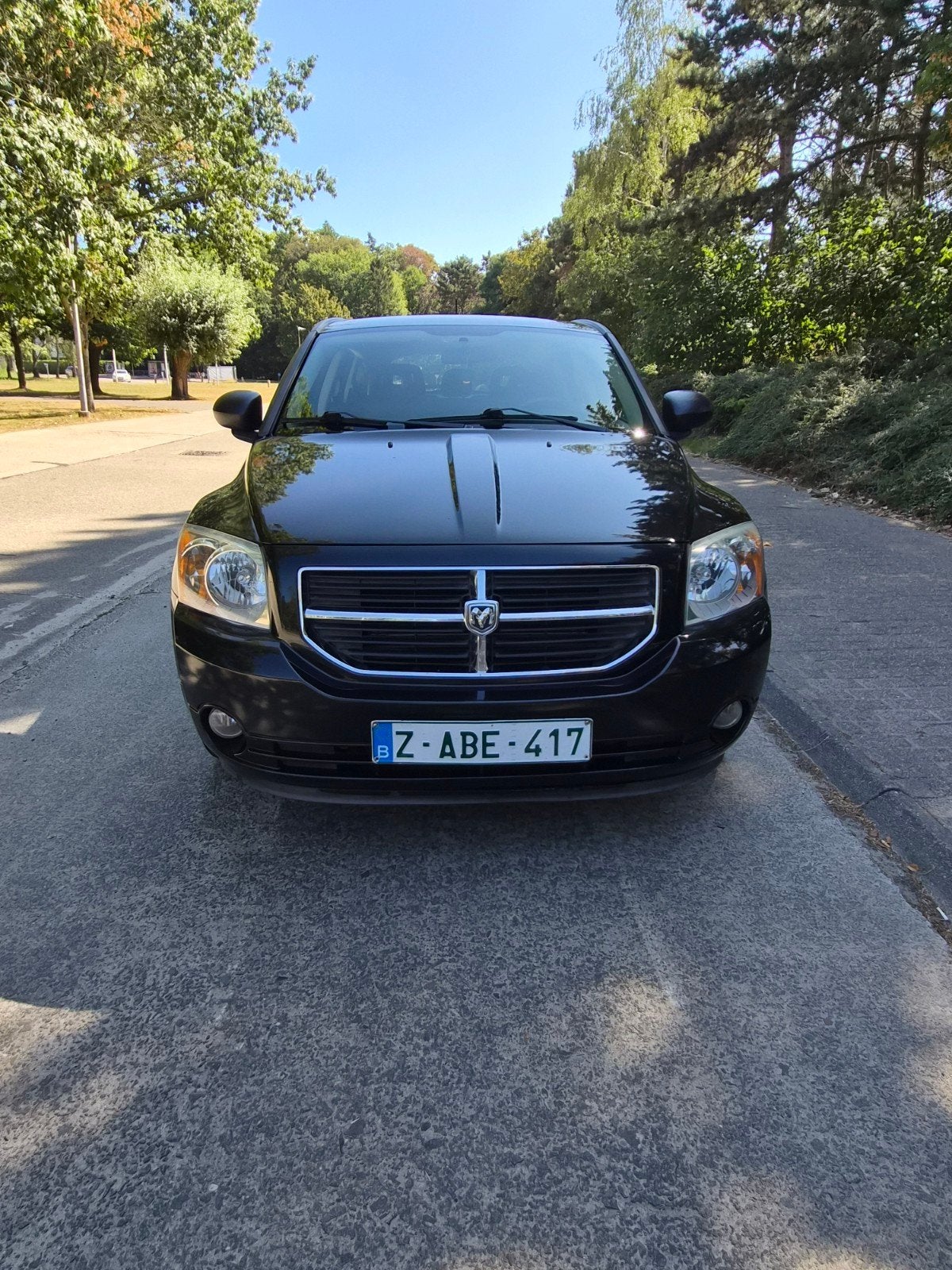 Dodge Caliber 2.0 TDI 141.000km, Auto's, Dodge, Caliber, Zwart, Bedrijf, 5 deurs
