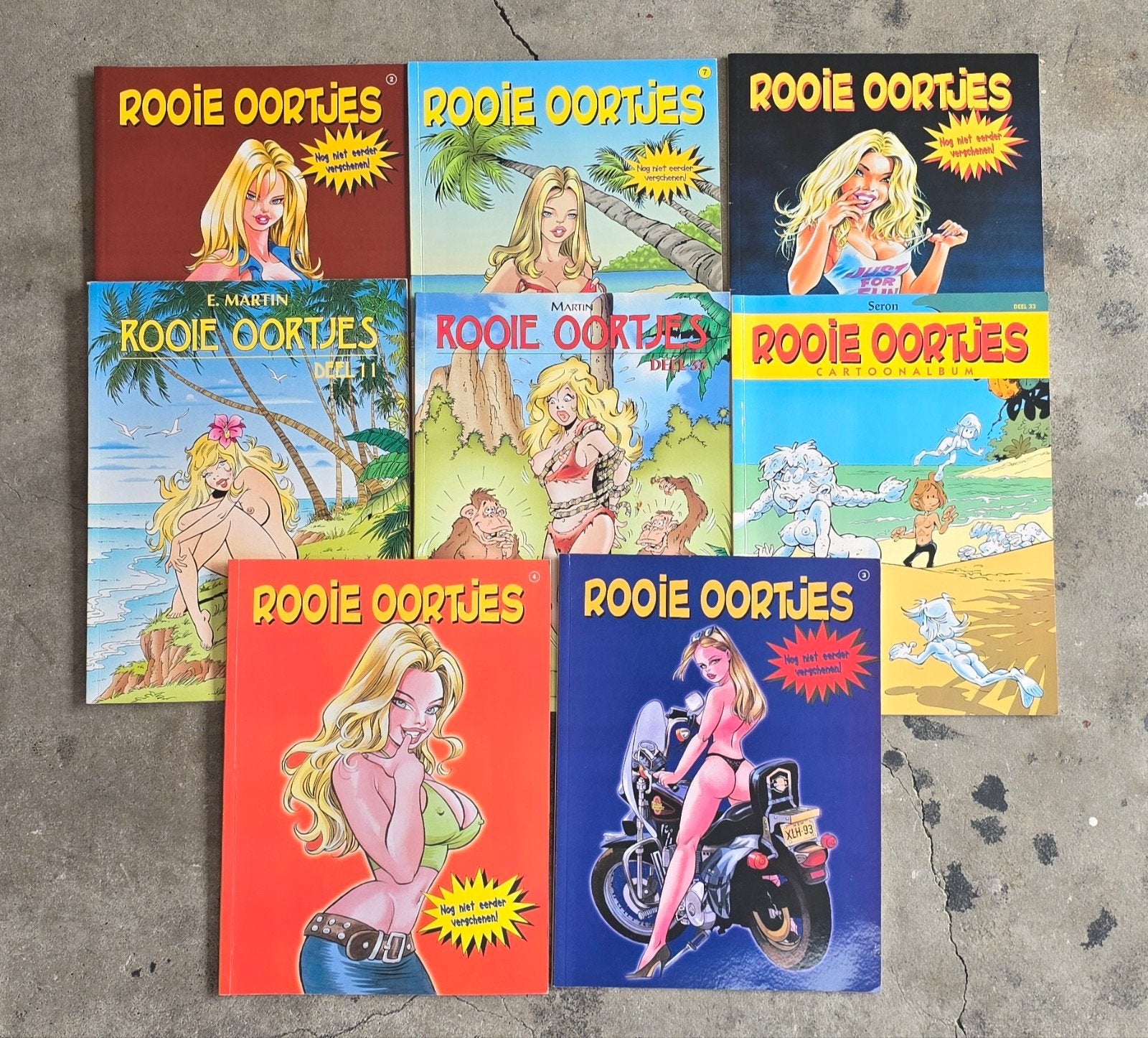 Rooie oortjes, Boeken, Ophalen