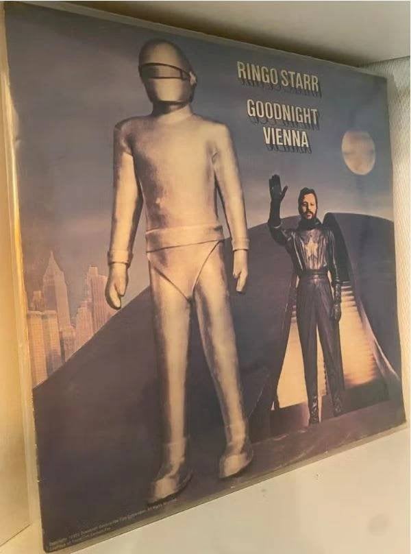 Ringo Starr – Goodnight Vienna - UK 1974 (J), LP, Utilisé, Envoi, Avec pochette intérieure
