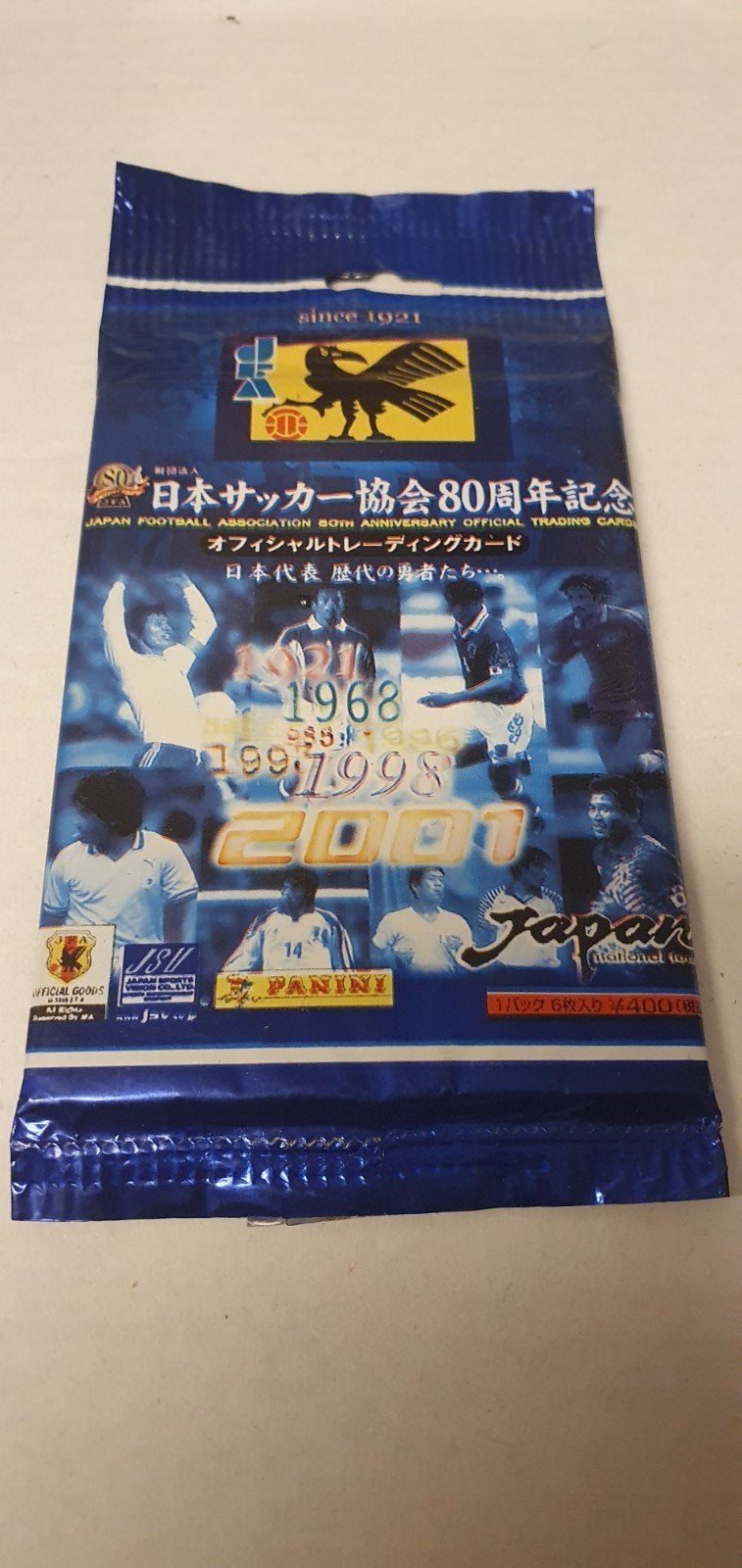 Panini 80e anniversaire Fédération Japonaise de Foot 2001, Enlèvement ou Envoi