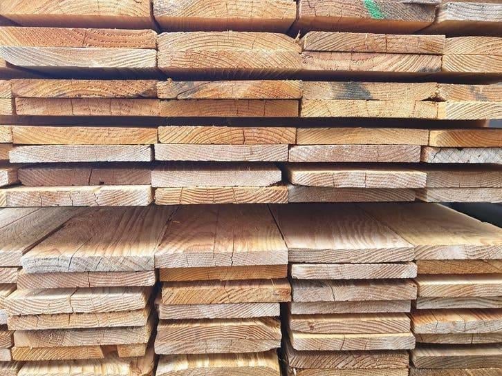 Planches Douglas 22 x 200 mm et 32 x 150 mm de 50 %, Enlèvement ou Envoi