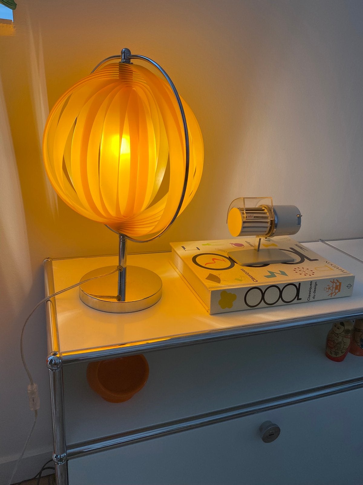 Lampe de table « Moon », style space age, Enlèvement, Comme neuf, Métal