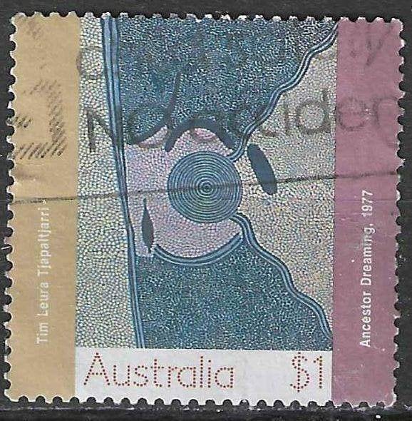 Australie 1988 - Yvert 1093 - Kunst van de Woestijn (ST), Verzenden, Gestempeld