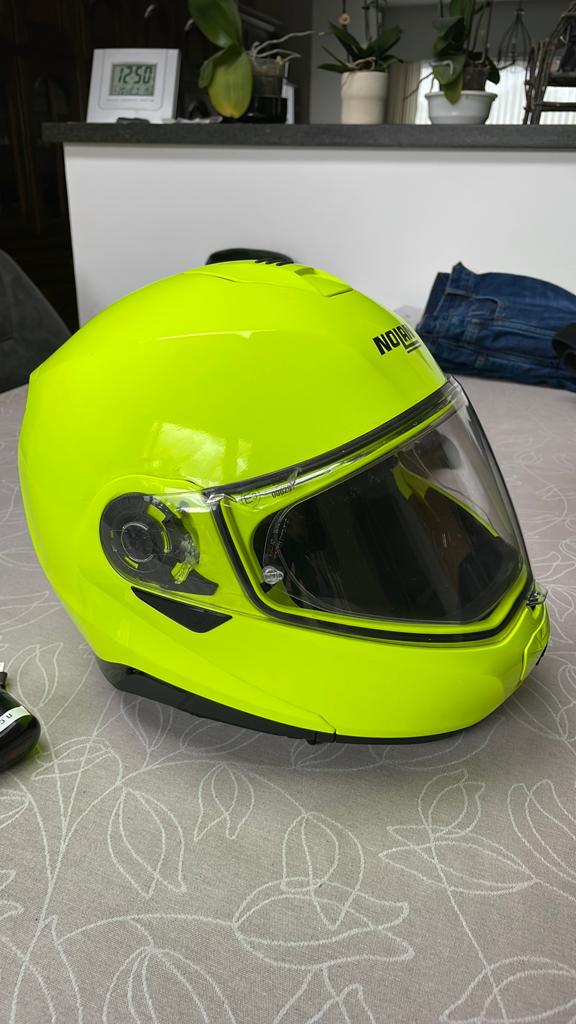 Systeenhelm nolan XL. 61cm Fluogeel, Motoren, Kleding | Motorhelmen, Ophalen, Systeemhelm, Heren, Nolan